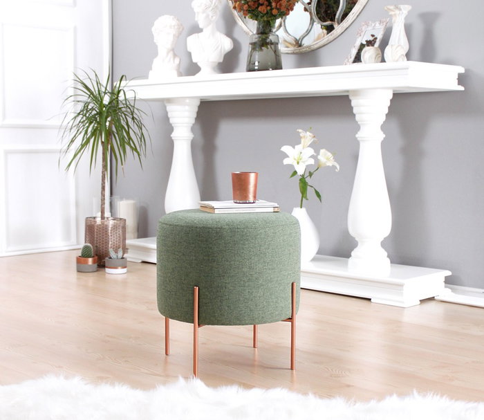Atelier Del Sofa Puf Copper 41 - Verde Atelier Del Sofa Puf Copper 41 - Verde